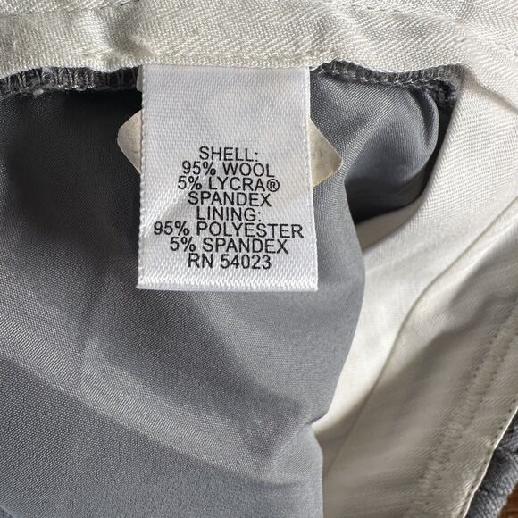 Banana Republic Jackson Fit Wool Trousers Size 6 Gray - Picture 8 of 8